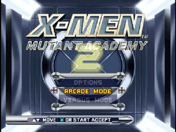 X-Men - Mutant Academy 2 (US) screen shot title